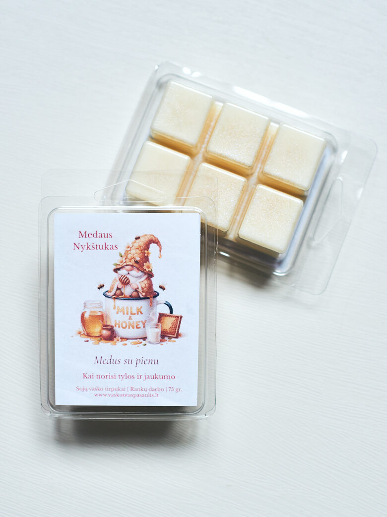 Vaško tirpukas „Medaus nykštukas“ – medaus su pienu aromato